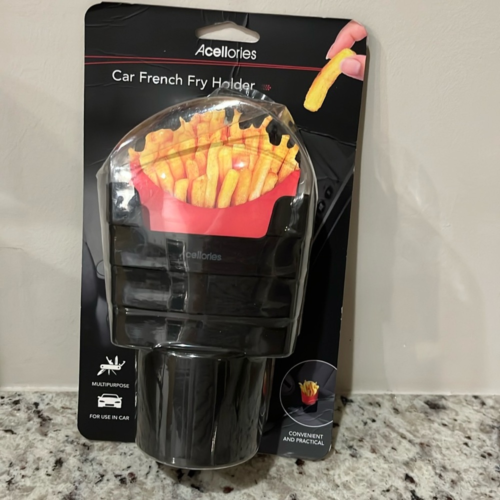 New car, french fry holder